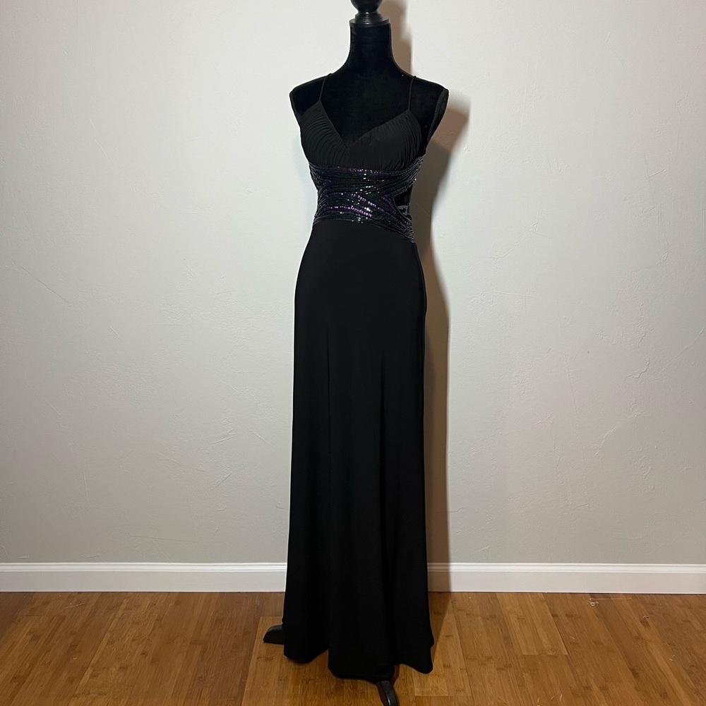 Betsy & Adam Sequins Gown - image 1